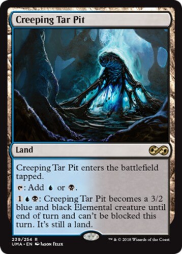 1x MTG Ultimate Masters Creeping Tar Pit English NM-Mint