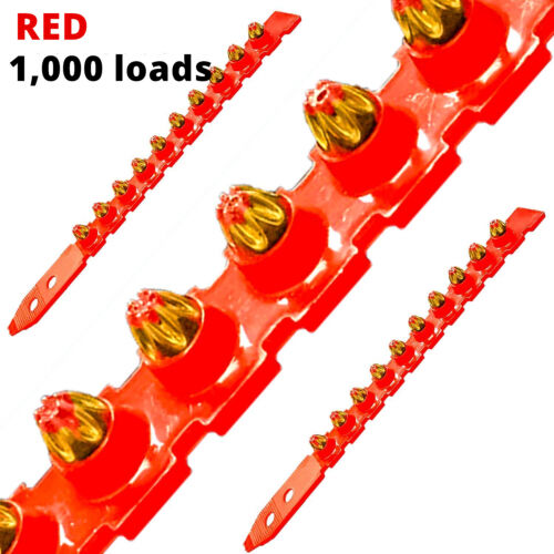 Strong #5 Red 0.27 Caliber Powder Actuated Fastening Strip Loads 1000 Count