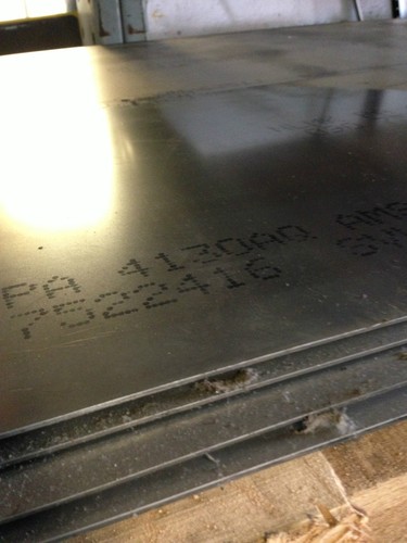 4130 PLATE .190/" x 6/" x 18/" NORM CHROM MOLY STEEL SHEET