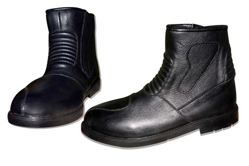 Motorcycle Motorbike Black Racing Leather Waterproof Touring Safety Boot