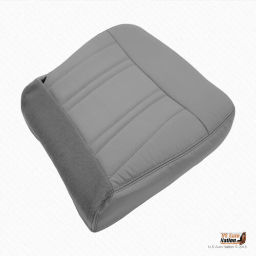 1997 1998 Ford F150 Single Cab PASSENGER Bottom Synthetic Leather Cover Med Gray 
