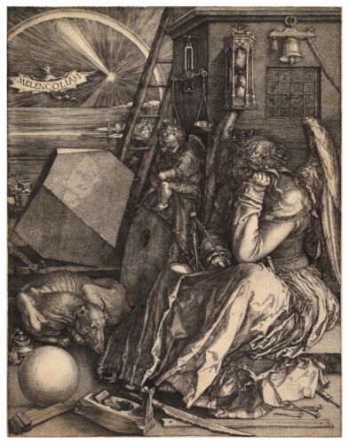 Melencolia I Albrecht Dürer Papier Leinwand 
