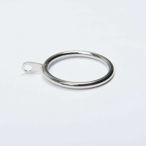 10/20/30Pcs Metal Curtain Rings Hanging Hooks Round Rods Pole Voile Heavy Duty 