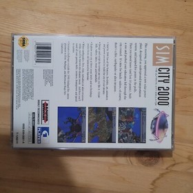 SimCity 2000 (Sega Saturn, 1995) CIB Tested & Working