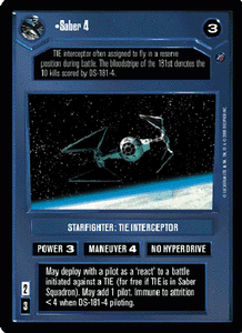 DEATH STAR II star wars ccg swccg Saber 4 Near Mint//Mint