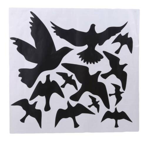 Wall sticker For Kids Rooms Bedroom Decals Black Flying Birds Poster Diy LP