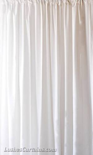 12 ft H Long Solid White Velvet Curtain Panel Movie Studio Backdrop Prop Drape