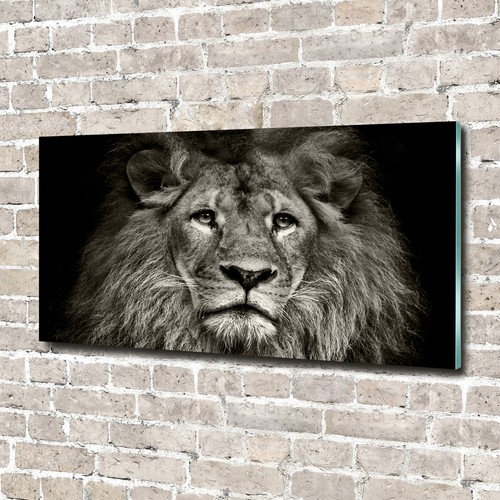 Design Stil Glas Bild Wandbilder Druck Auf Glas 140x70 Deko Tiere Lowe Antiquitaten Kunst Drukgreen Bt