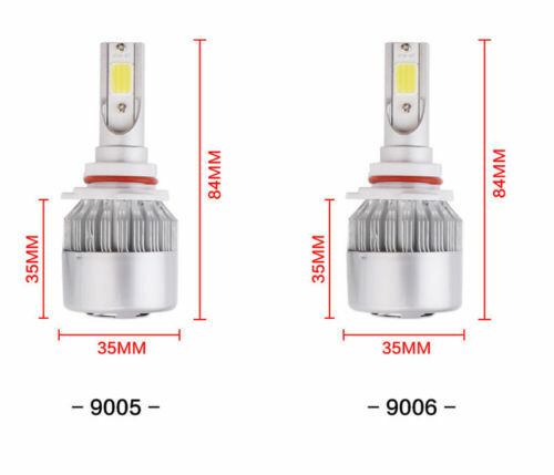 LED Xenon Conversion Kit Bulbs Hi-Lo Beam+fog light For Toyota Corolla 2009-2012