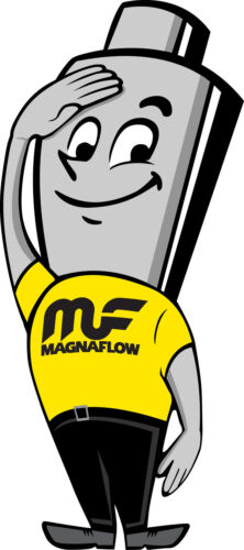 Magnaflow 59975 High-Flow Catalytic Converter Round Spun Metallic 2.25/" In//Out