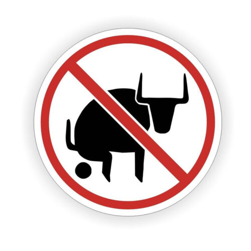 3pc No Bull$hit Hard Hat Sticker  Helmet Decal Label Bull Funny Sarcastic