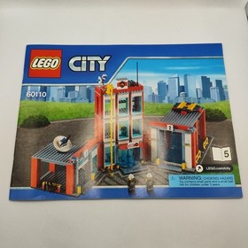 Lego City 60110 Fire Station MANUALS ONLY INSTRUCTIONS ONLY (Booklets 1-5)