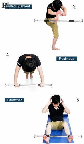 62-100cm Tür Bar Kinn Pull Ups Home Gym Fitness Kraft Übung Training GI