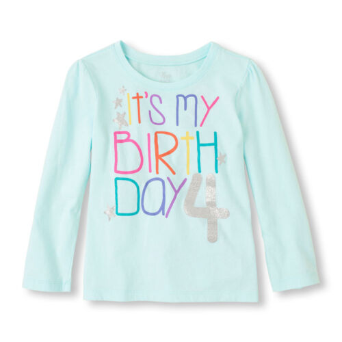 NEW 1st 2nd 3rd 4th "It's My BIRTHDAY" Girls Shirt 12-18 Months 2T 3T 4T 5T Gift 
