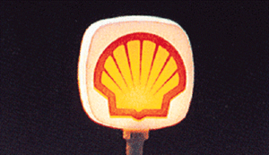 2 per pack Model Power 704 HO Scale Lighted Shell Gas Station Signs