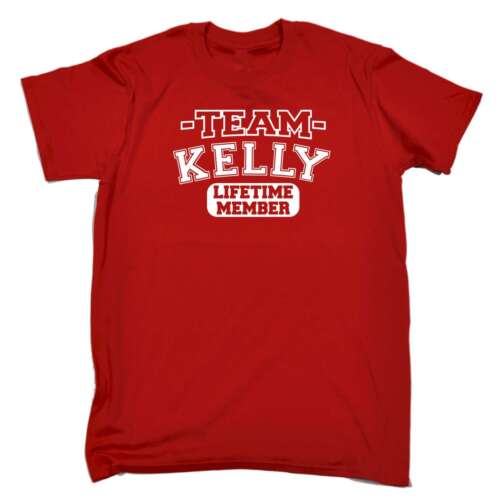 Men's Team Kelly Lifetime Member Surname Gifts Family Funny T-SHIRT 