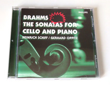 BRAHMS, HEINRICH SCHIFF, GERHARD OPPITZ The Sonatas for Cello and Piano CD - NM