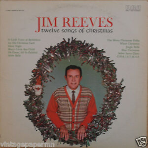 Jim Reeves Twelve Songs Of Christmas Vinyl LP RCA Records ANL1-1927 | eBay