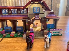 LEGO FRIENDS: Heartlake Riding Club (41126) with box, instructions and girls