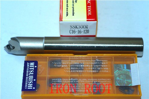 NEW SSK300R C16-16-120 1T Centering Chamfering Cutter Holder+10P APMT1135PDER