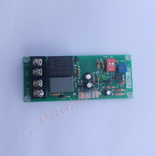 AC 220V 230V Delay Time Timer Control Relay Turn OFF Switch Module Cooling Fan
