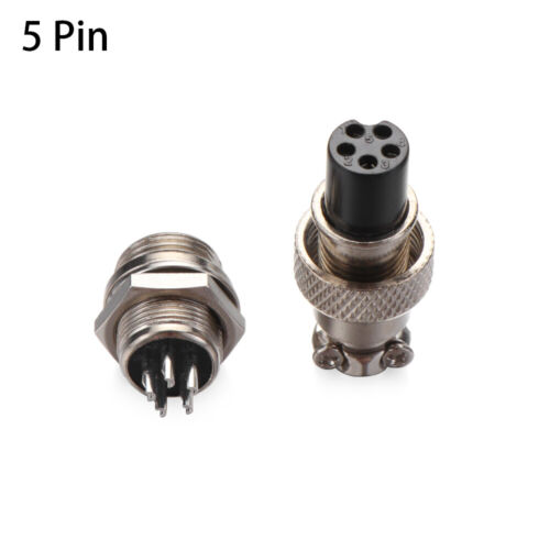 Quality Metal  Wire Panel Connector  GX12  Male&Female Aviation Socket Plug 
