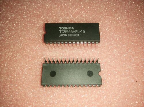 1x TOSHIBA TC5565APL-15 TC5565APL15 150ns 8K X 8 STANDARD SRAM PDIP-28