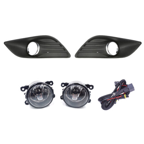 Grille Cover W//Wire Kit For Ford Focus 09-11 2DR Bulb Car Fog Light