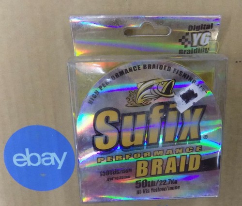 Sufix Performance Line Braid Lo-Vis Grn Ylw 10//15//20//30//40//50# NIP Select One