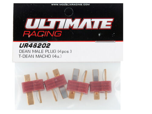 Ultimate RC Dean T-Connecteur Male rouge 4 