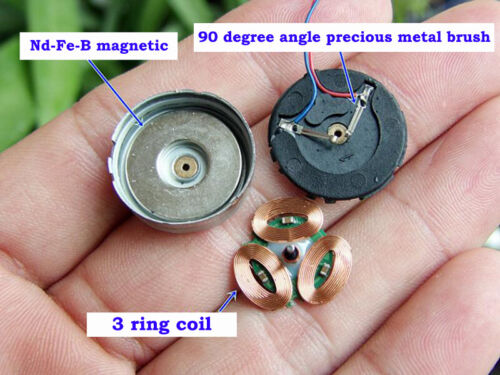 DC 3V 18000RPM High Speed Strong Magnetic Ultra-thin 20mm Micro Round Motor Toy