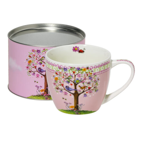 Teetasse Love Tree Porzellan in Geschenkbox