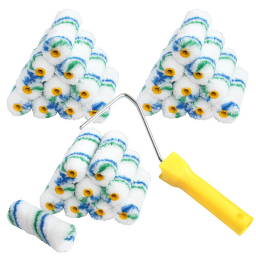 4inch Mini Rollers Paint Roller Covers 1//2/" Nap Durable Roller Brush Refill NEW