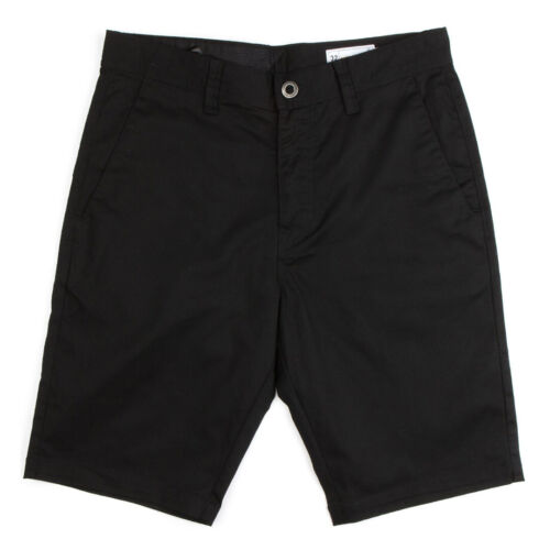 Men/'s Standard Fit Bottoms Volcom /"Frickin/" Modern Stretch Chino Shorts Black