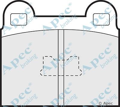 Front Apec Brake Disc Pair and Pads Set for VW POLO 1 ltr