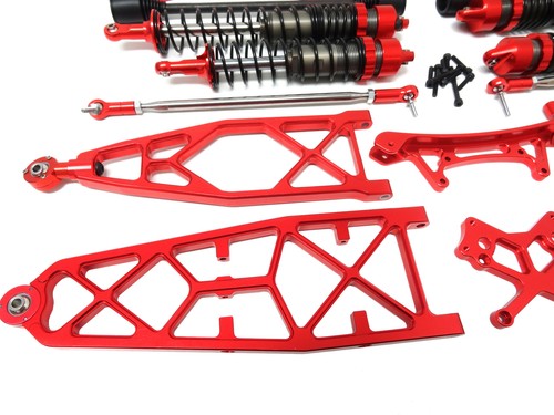 Rovan Baja MAX Super Extended CNC Aluminum Suspension Arm Kit HPI Baja 5B 5T Red