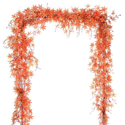 Fall Maple Leaf Garland Decoration Plant Wall Hanging For Home Wedding Christmas 