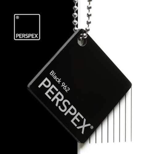 White and Black Perspex® Acrylic Sheets 2mm Thickness A3 420mm x 297mm 