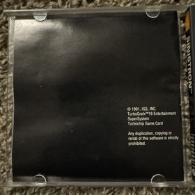 Sinistron TurboGrafx 16 HuCard Card Tested