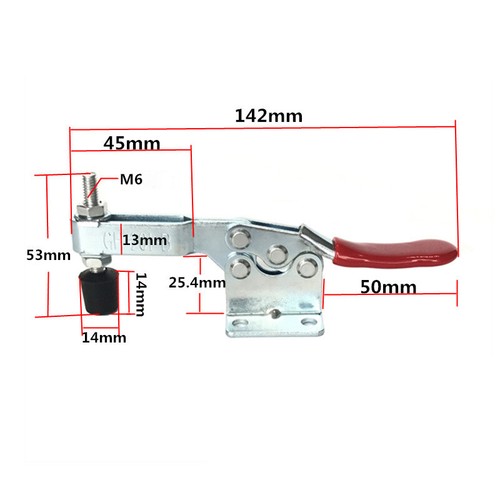 4Pcs Stainless Steel Horizontal Clamp Quick Release Horizontal Clamp Tool