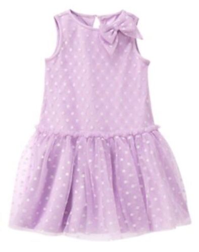 Details about   NWT Gymboree Tulle Bow Dots Dress 18 24mo Lavender Bunny Toddler Easter Girls 