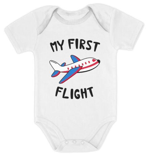 Holiday Baby Boy My First Flight Funny Vacation Girl Baby Bodysuit Gift