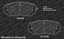 2007 2008 2009 2010 2011 Mazda CX-7 Max Performance Metallic Brake Pads F