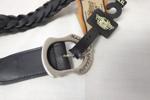 Harley-Davidson Men/'s Black Leather /"Ranger Woven/" Belt XXL 98480-95VM