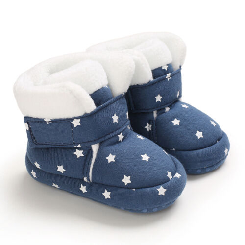 Warm Newborn Toddler Boots Winter First Walkers Baby Girls Boys Soft Snow Shoes