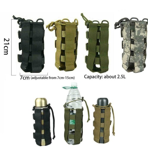 Camping Tactical Molle Wasserflasche Tasche Militär Halter Kettl Gürtel Wan U5B8