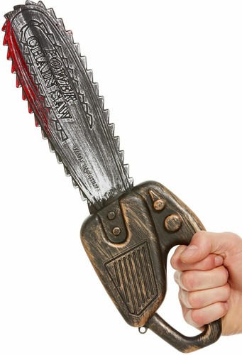 Bloody Chainsaw Massacre Horror Halloween Prop Fancy Dress Scary Accessory