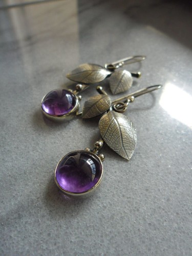 Details about / Elegant 925 Silver Leaf Earrings Moonstone Ear Hook Drop Dangle Wedding Jewelry