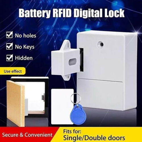 Inducción RFID Hazlo tú mismo Escondida Seguridad Cerradura Inteligente De Cajón Del Gabinete Armario Digital Reino Unido 