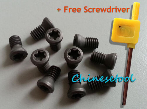 20pcs M3.5 x 12mm Insert Torx Screw for Carbide Inserts Lathe Tool /& Screwdriver